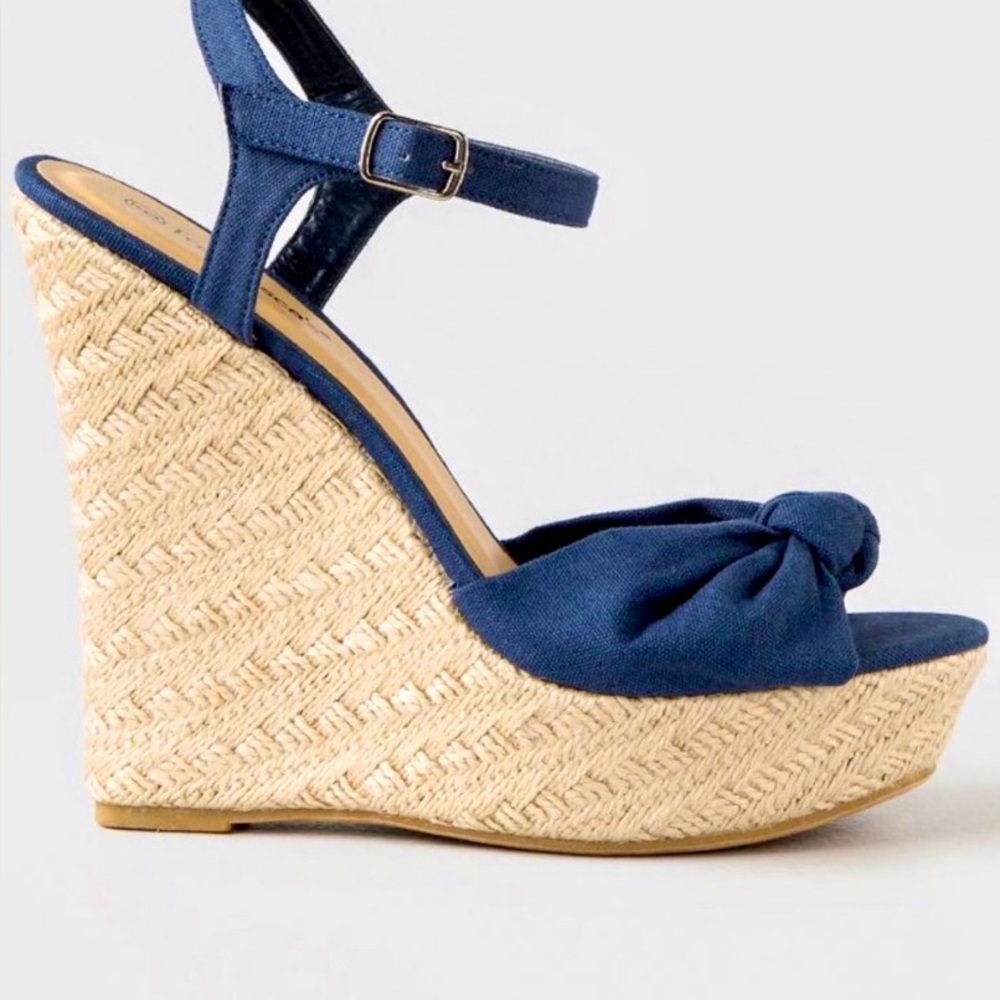 Francesca’s Collection Espadrille / Nautical Wedge